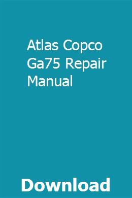 ga75 atlas copco manual